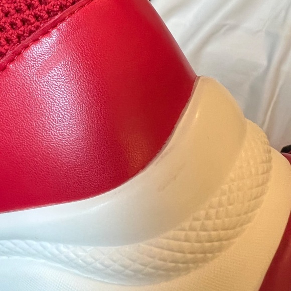 Steve Madden Red Medina Velcro Sneakers - Picture 8 of 9